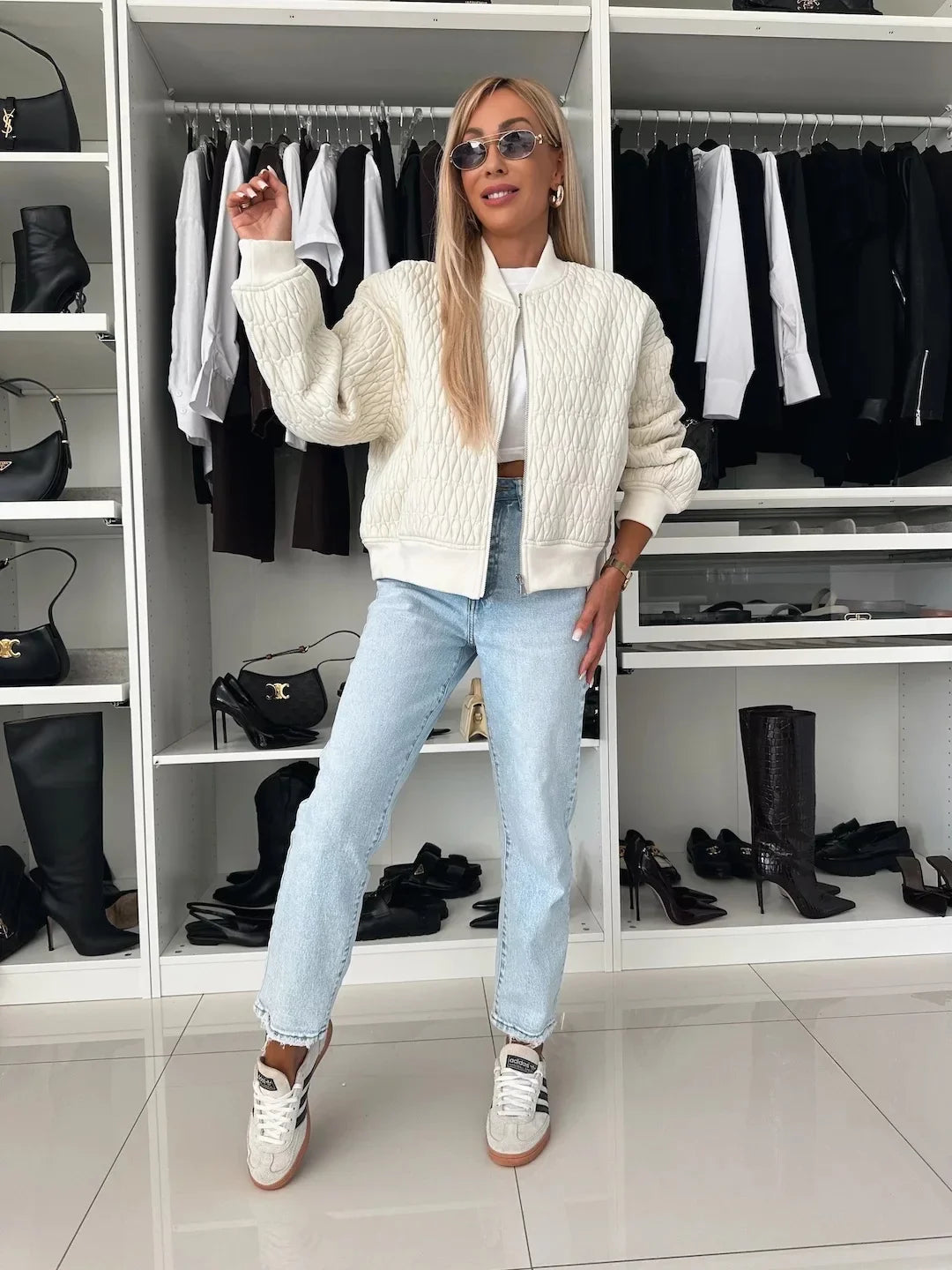 Bethany | Quilted Stylish Bomber Jacket