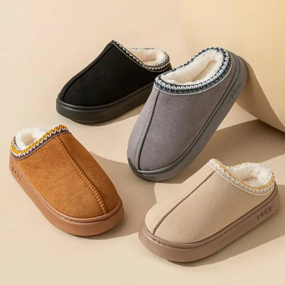 Chloe | Women’s Plush Fur Slip-On Slippers