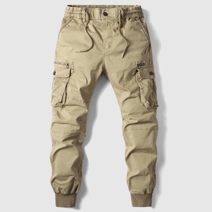 Andrew | Men’s Black Cargo Jogger Pants