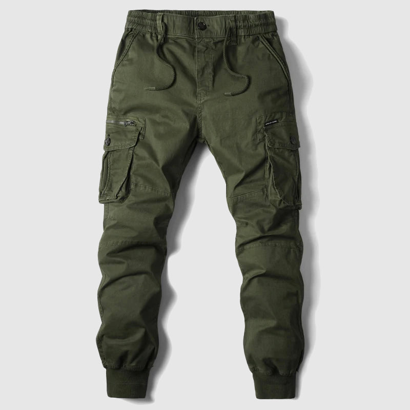 Andrew | Men’s Black Cargo Jogger Pants