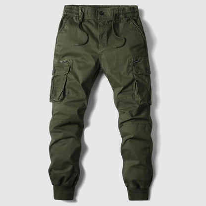 Andrew | Men’s Black Cargo Jogger Pants