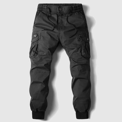 Andrew | Men’s Black Cargo Jogger Pants
