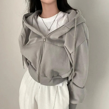 Kate | Casual Zip-Up Hoodie for Women