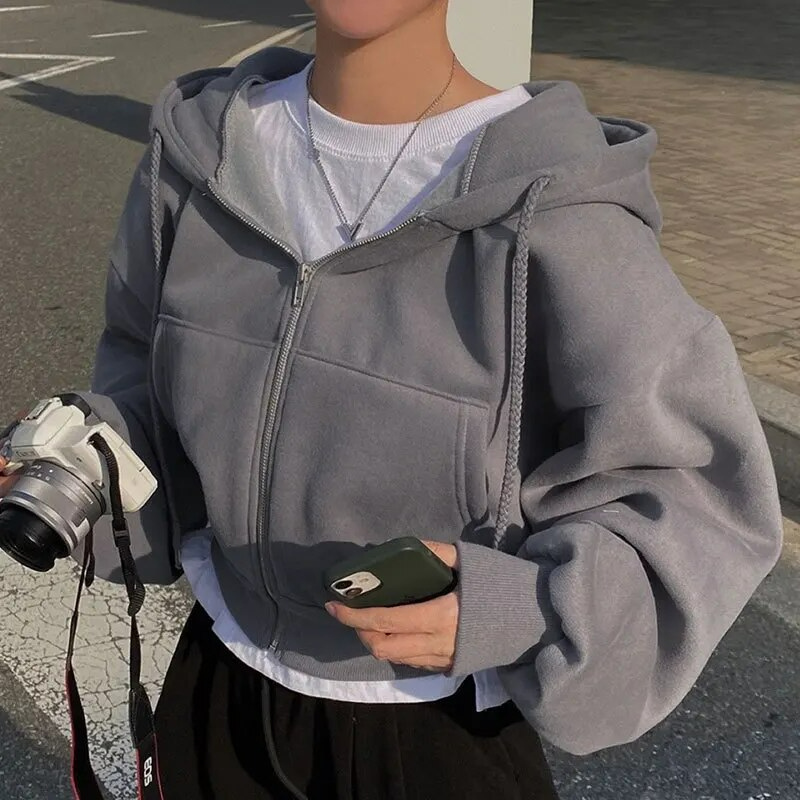 Kate | Casual Zip-Up Hoodie for Women